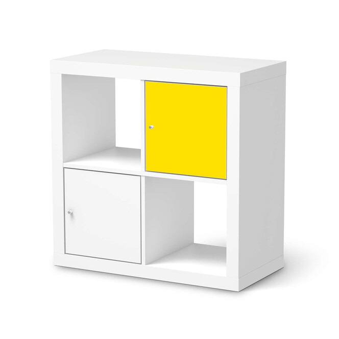 Klebefolie IKEA Expedit Regal Tür einzeln - Gelb Dark- Bild 1