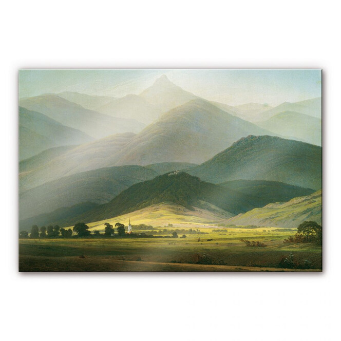 Acrylglasbild Friedrich - Berglandschaft