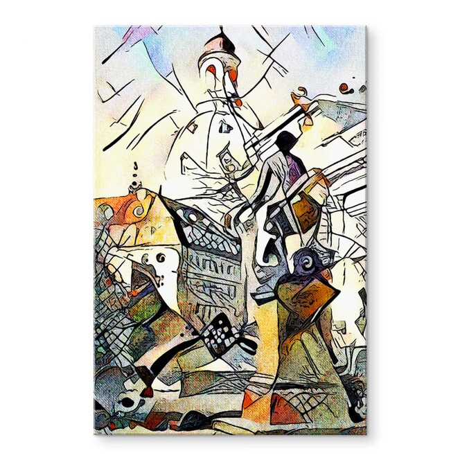Acrylglasbild Zamart - Kandinsky trifft Dresden