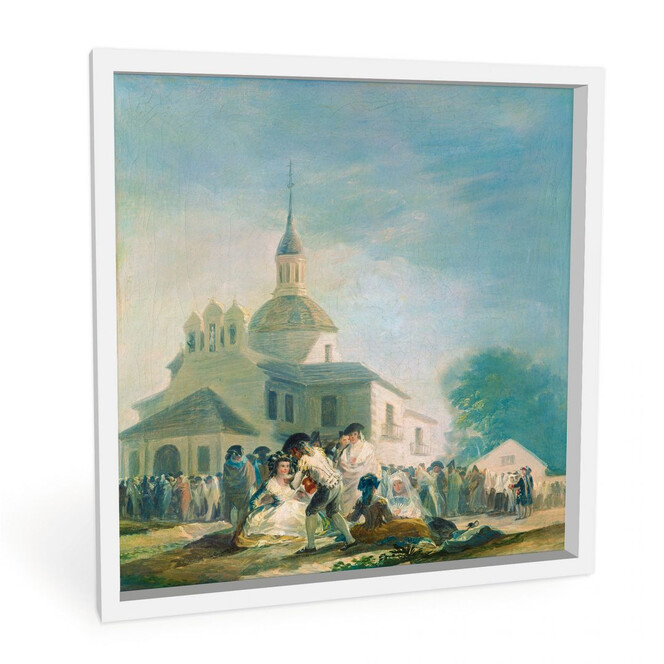Wandbild de Goya - Die Einsiedelei des hl. Isidor