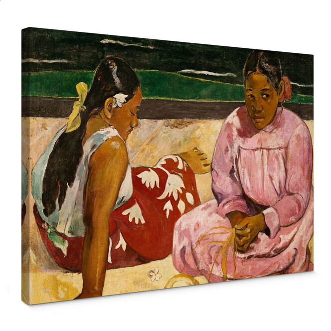 Leinwandbild Gauguin - Frauen von Tahiti
