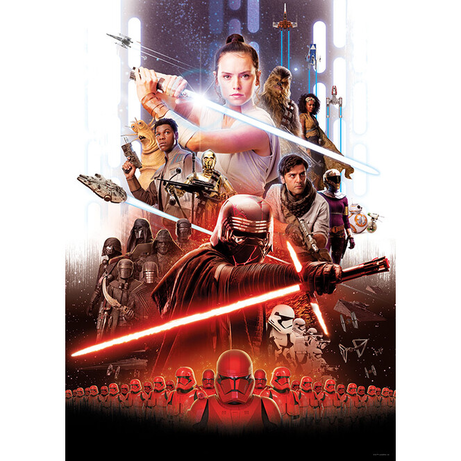 Wandbild Star Wars Movie Poster Rey - Bild 1