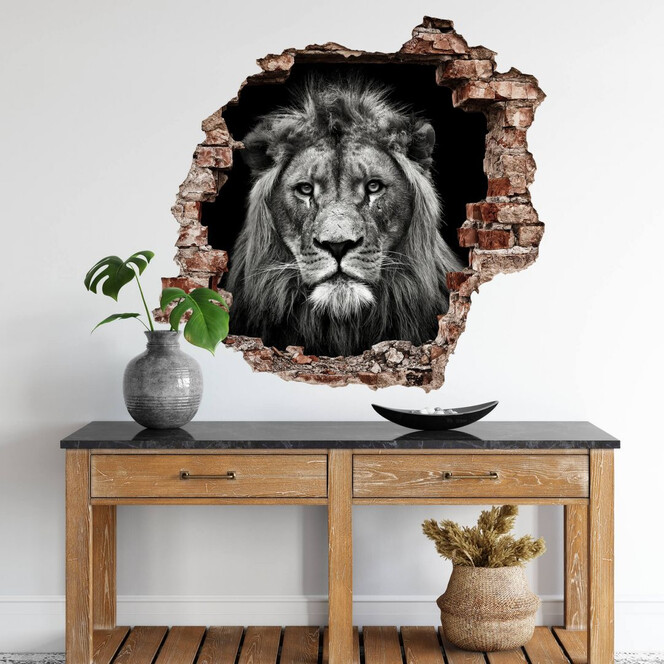 3D Wandtattoo Meermann - Löwenmännchen