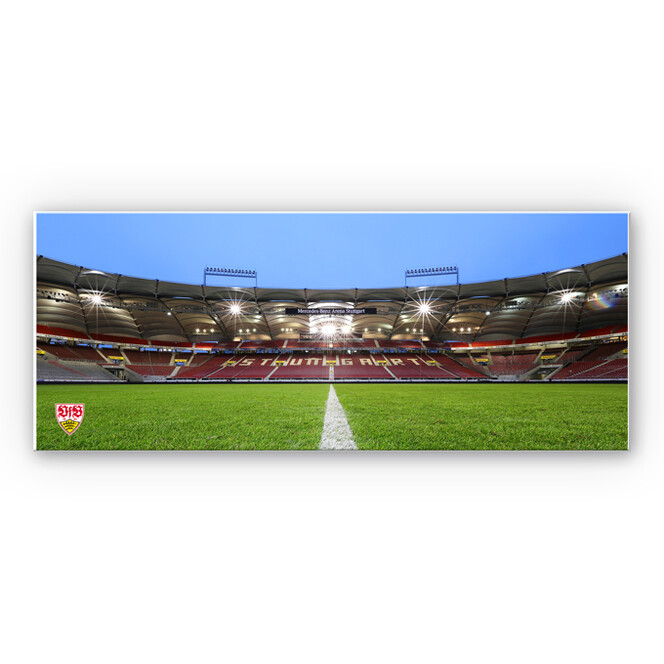 Hartschaumbild VfB Stuttgart Arena Tribüne - Panorama