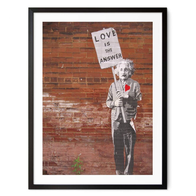 Poster Banksy - Love is the answer