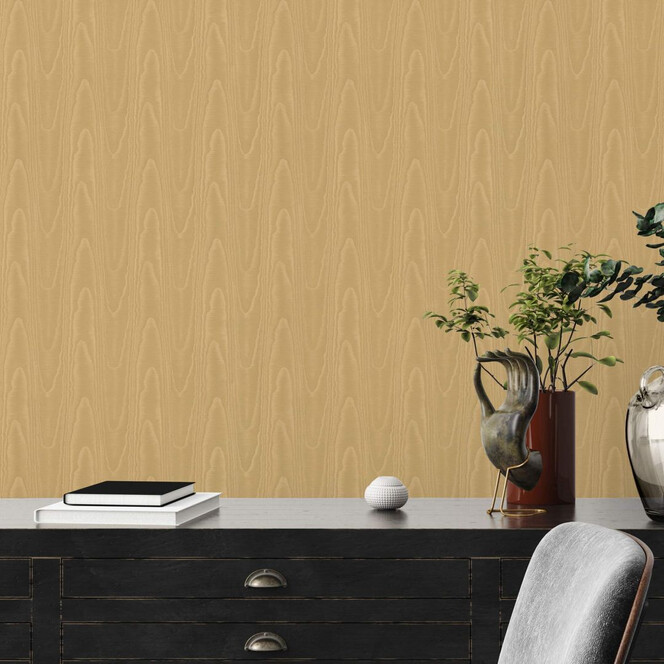 Architects Paper Tapete Luxury wallpaper gelb, metallic