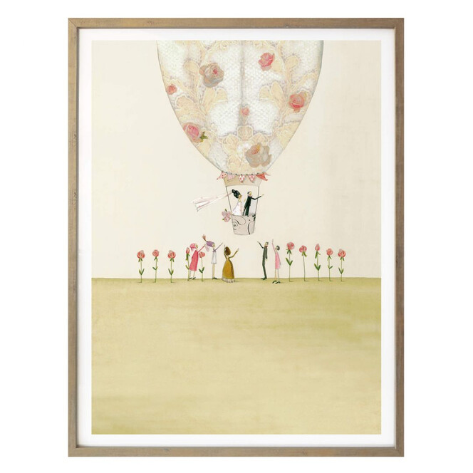 Poster Leffler - Hochzeitsballon