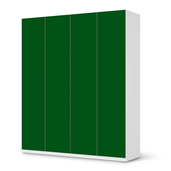 Möbelfolie IKEA Pax Schrank 236cm Höhe - 4 Türen - Grün Dark- Bild 1