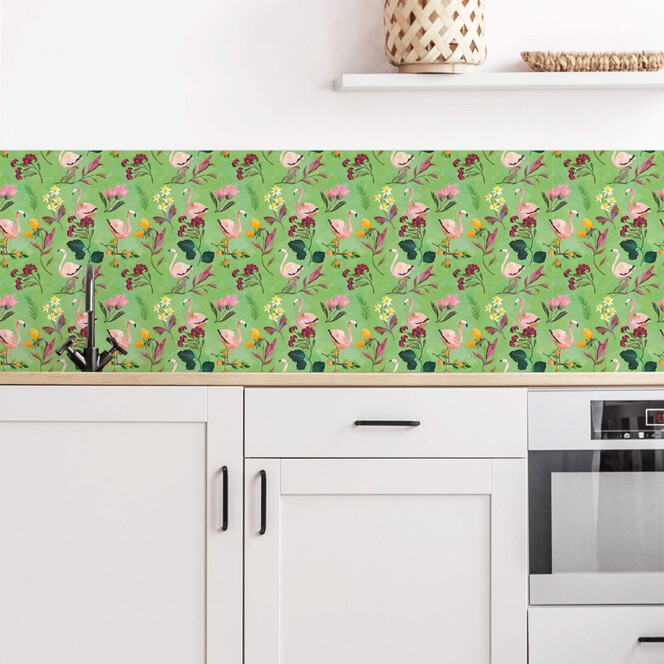 Küchenrückwand Blanz - Flamingo