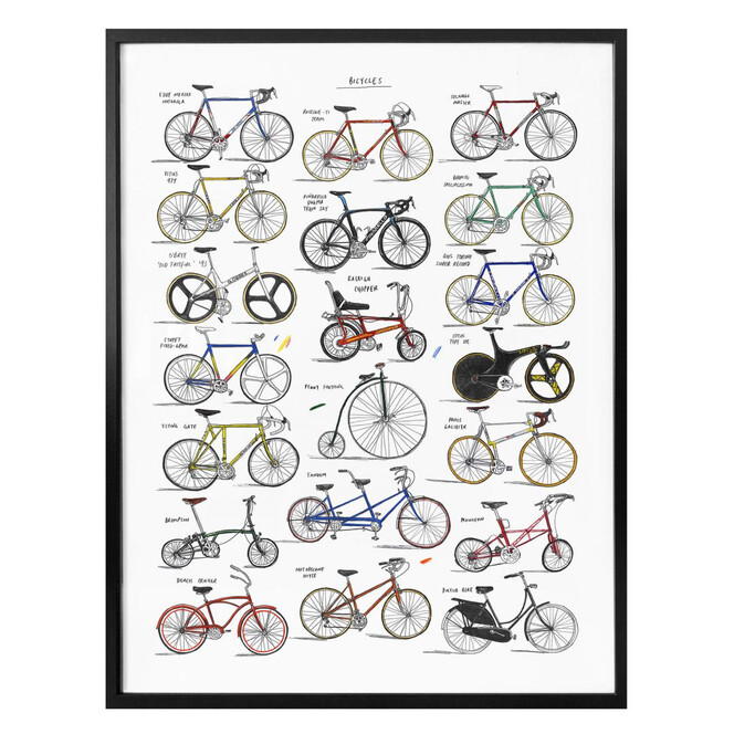 Poster Sparshott - Fahrräder