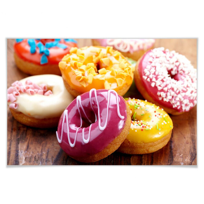 Poster Zuckersüsse Donuts