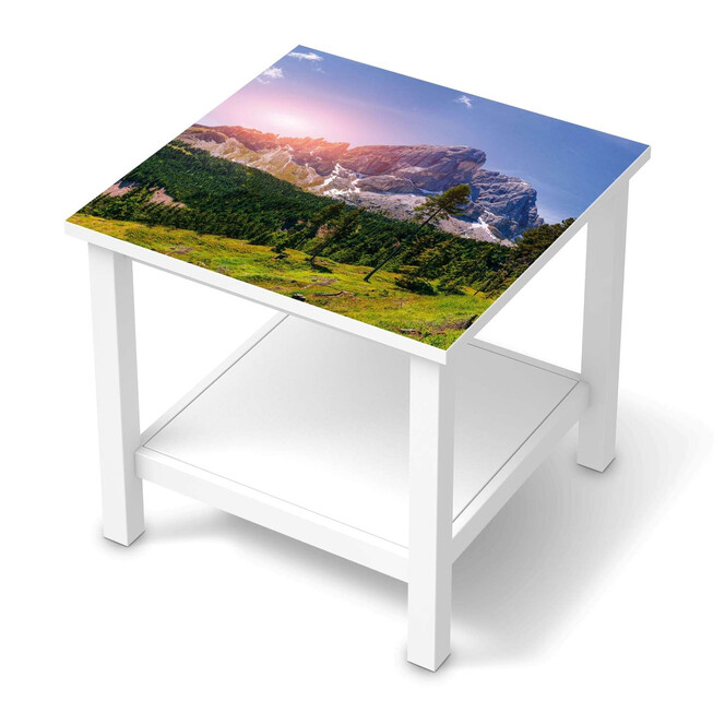 Möbel Klebefolie IKEA Hemnes Tisch 55x55cm - Alpenblick- Bild 1