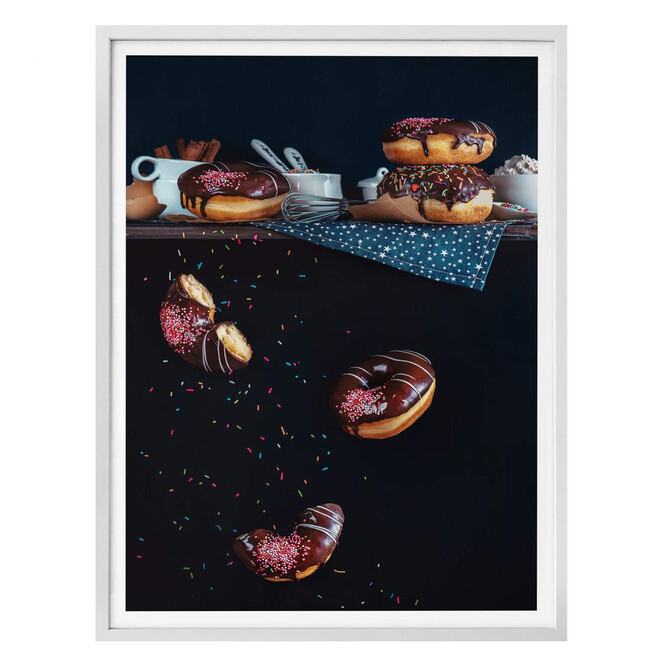 Poster Belenko - Donuts from the top