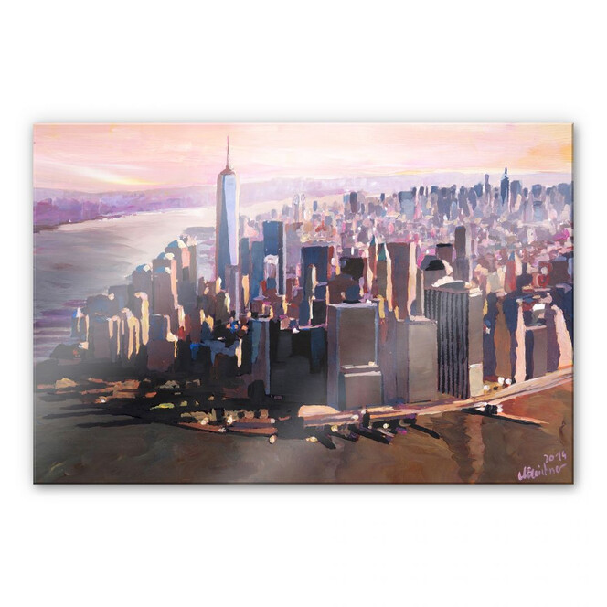 Acrylglasbild Bleichner - Manhattan Freedom