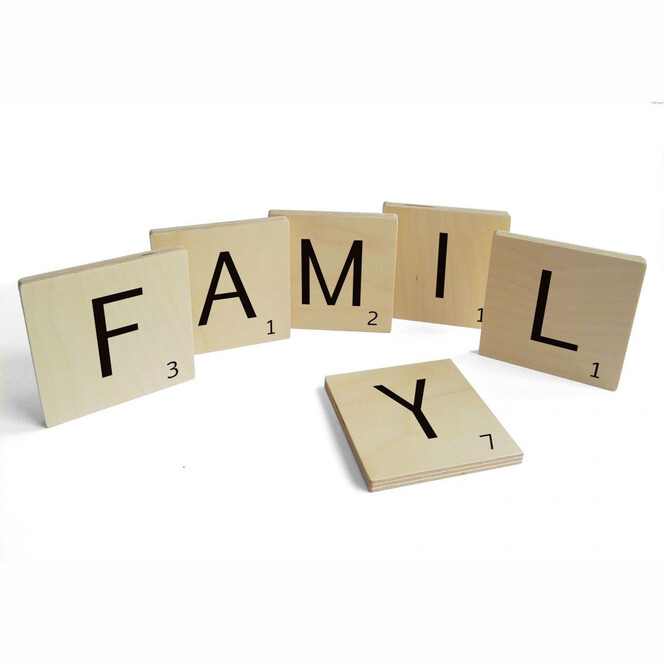 Holzbuchstaben Buchstabensteine Family 