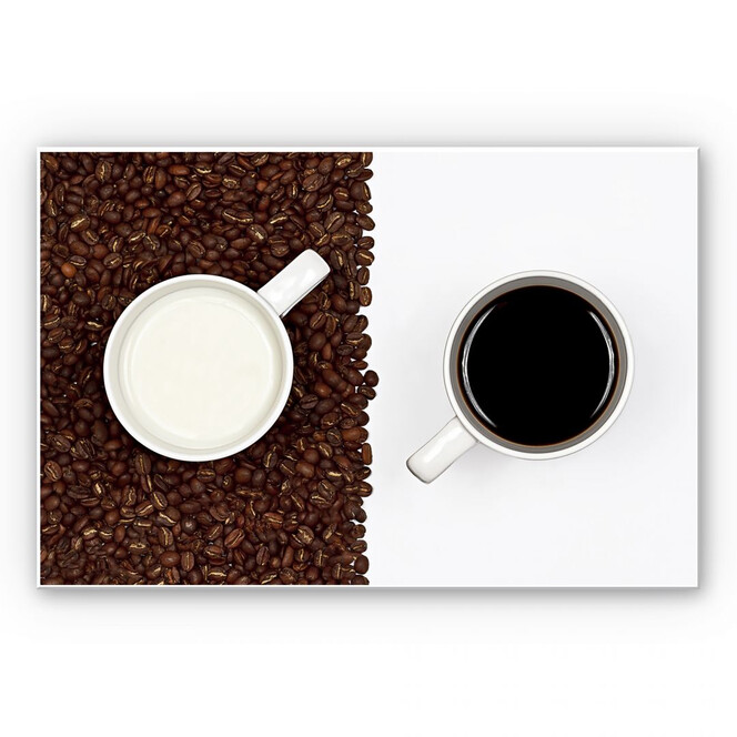 Wandbild Lavsen - White Espresso