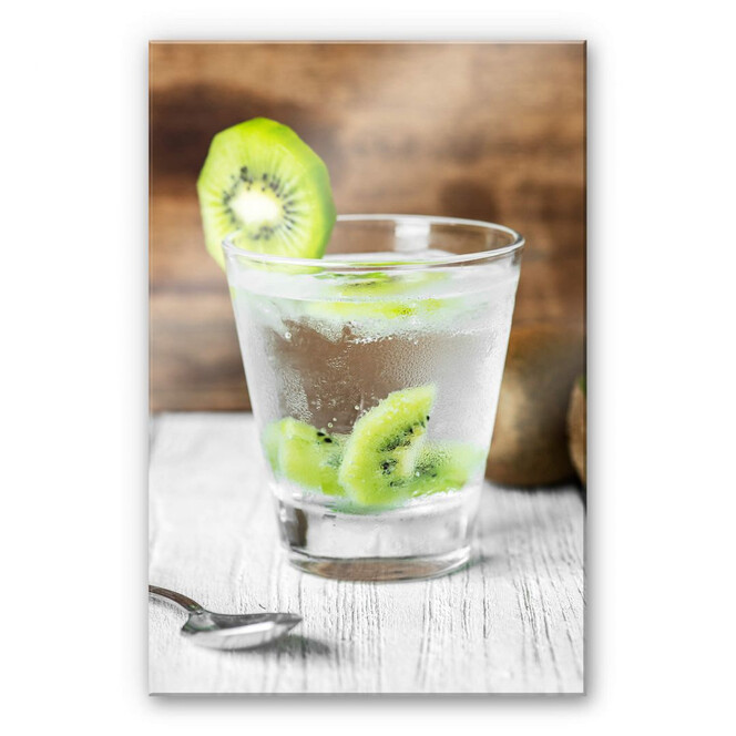 Acrylglasbild Frische Kiwi