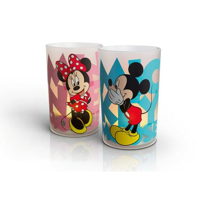 Gemütliches Candle Light Set Mickey Mouse und Minnie Mouse 2tlg. - Bild 1