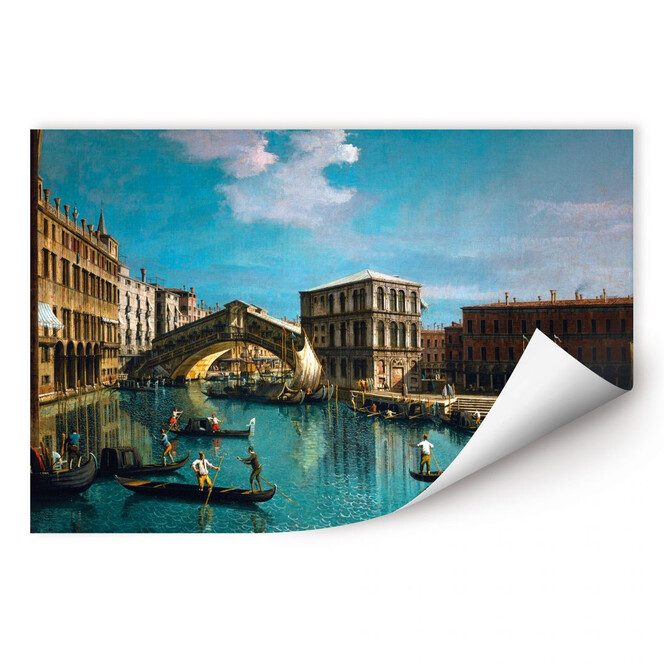 Wallprint Canaletto - Die Rialtobrücke in Venedig
