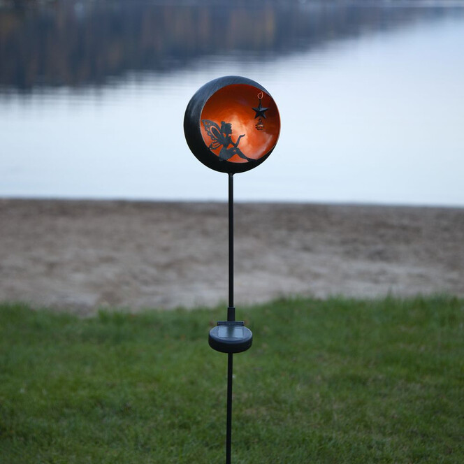 Dekorative LED Solar Leuchte Fairytale in Amber