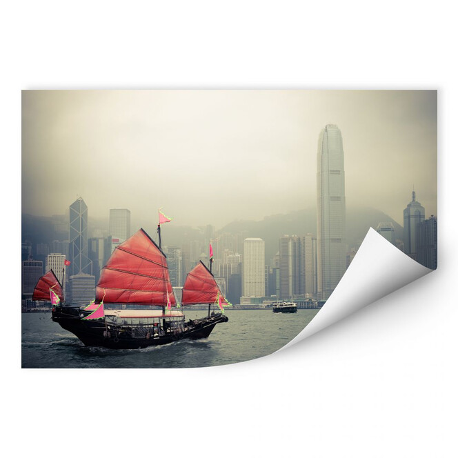 Wallprint Sailing in Hongkong
