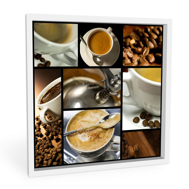 Wandbild Kaffee-Vielfalt - quadratisch