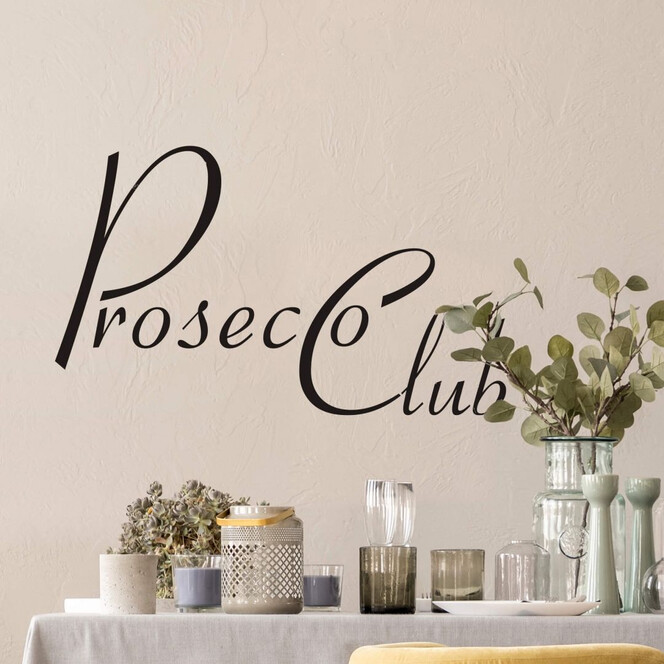 Wandtattoo Prosecco-Club