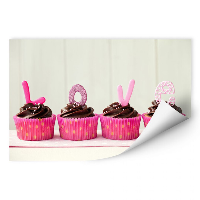 Wallprint Lovely Cupcakes