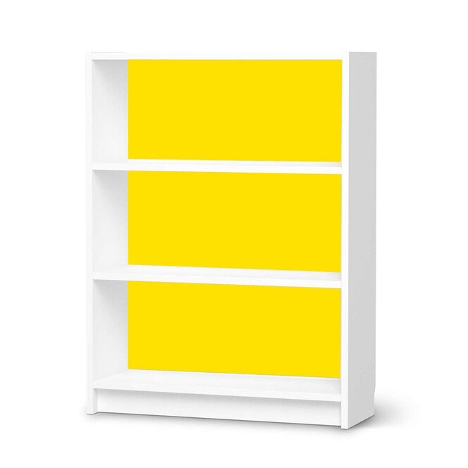 Möbelfolie IKEA Billy Regal 3 Fächer - Gelb Dark- Bild 1