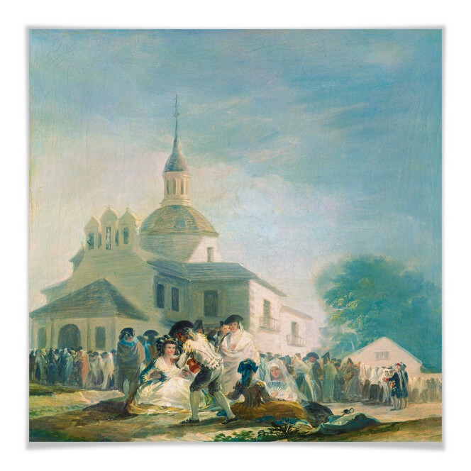 Poster de Goya - Die Einsiedelei des hl. Isidor