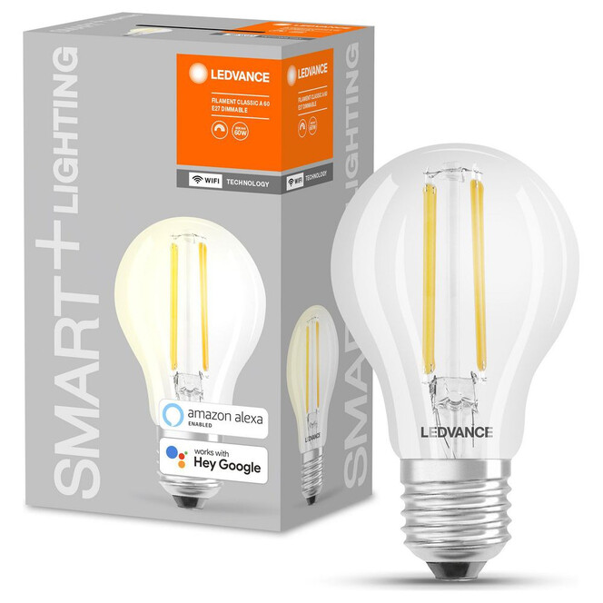 SMART& Wlan LED Leuchtmittel A60 5.5W 806lm warmweiss klar