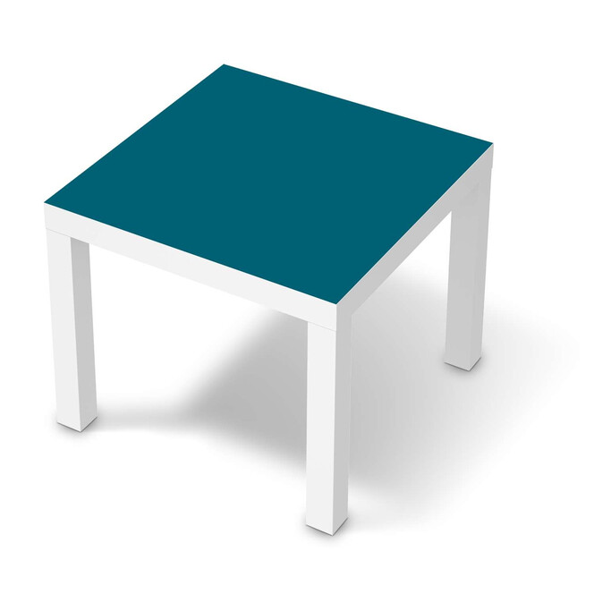 Möbelfolie IKEA Lack Tisch 55x55cm - Türkisgrün Dark- Bild 1