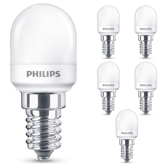 Philips LED Lampe ersetzt 15W, E14 Röhre T25. warmweiss, 150 Lumen, nicht dimmbar, 6er Pack Energieklasse A&&