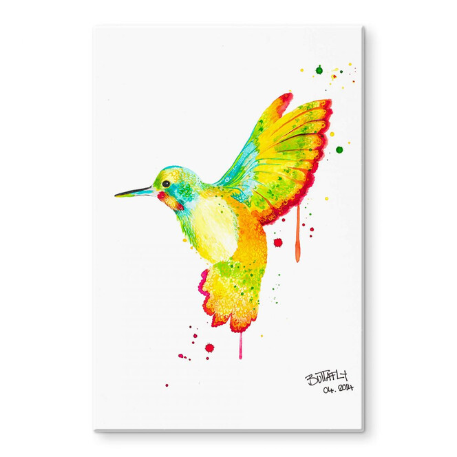 Glasbild Buttafly - Kolibri