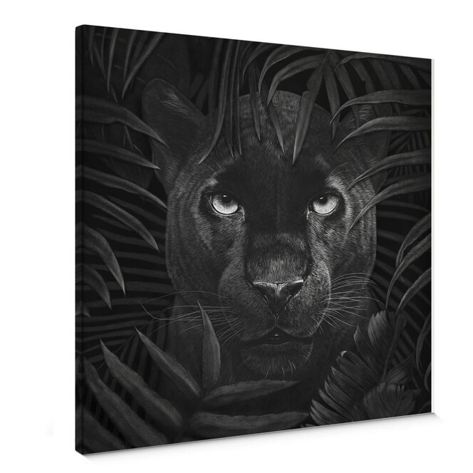 Leinwandbild Korenkova - Panther in jungle