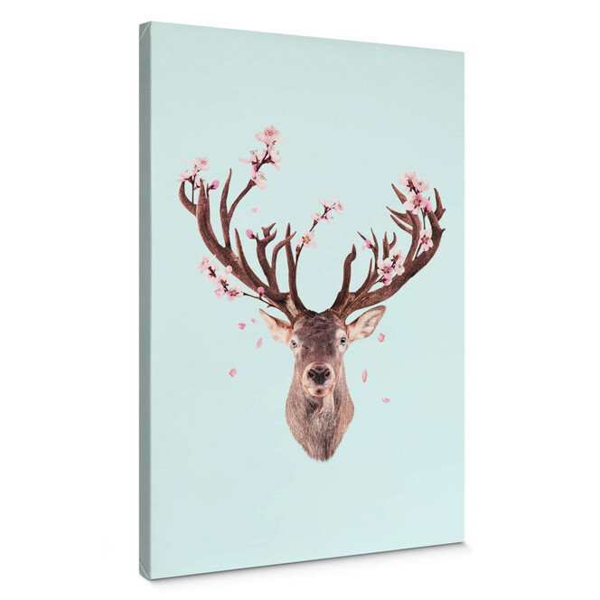 Leinwandbild Loose - Cherry Blossom Deer