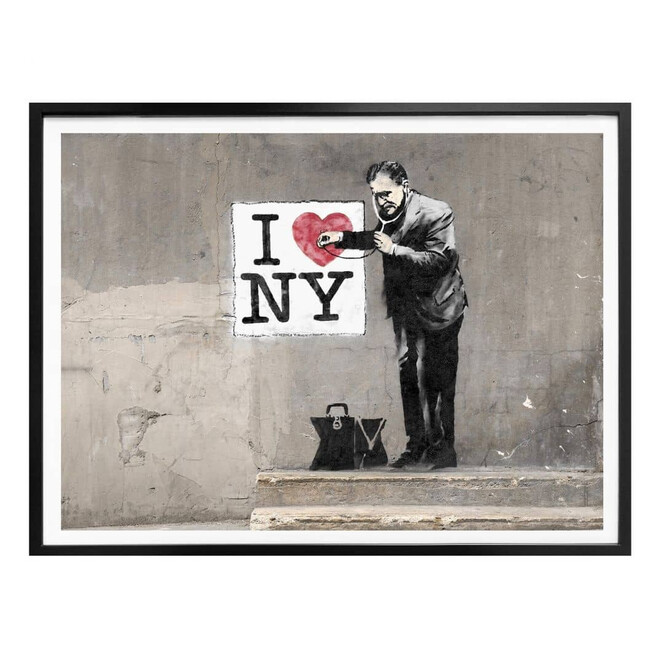 Poster Banksy - I love New York