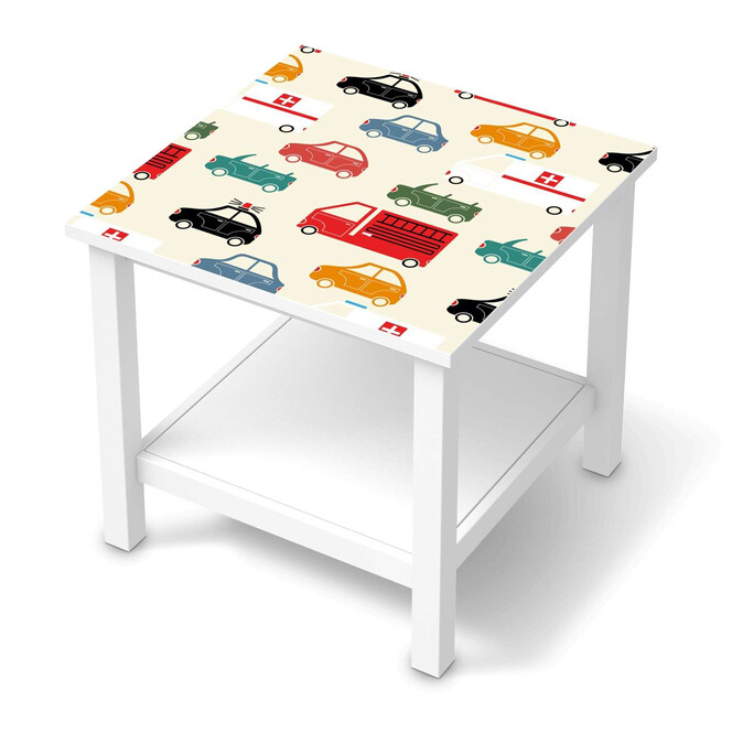 Möbel Klebefolie IKEA Hemnes Tisch 55x55cm - Cars- Bild 1
