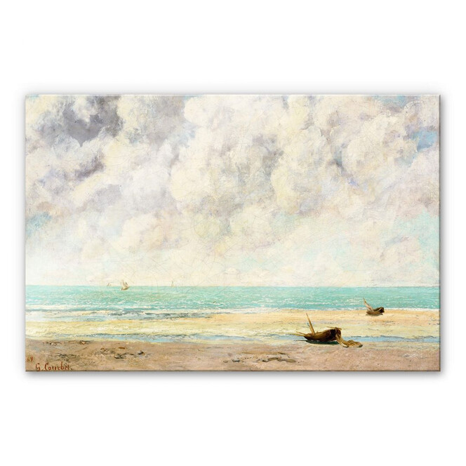 Acrylglasbild Courbet - Die ruhige See