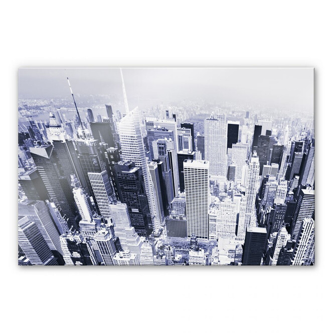 Acrylglasbild Manhattan Luftbild