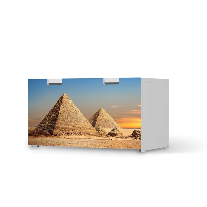 Möbelfolie IKEA Stuva / Malad Banktruhe - Pyramids- Bild 1