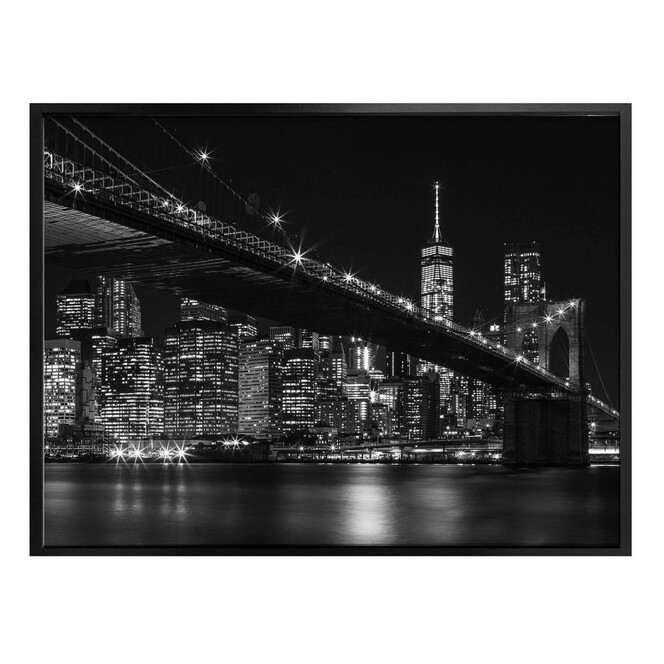 Poster New York bei Nacht