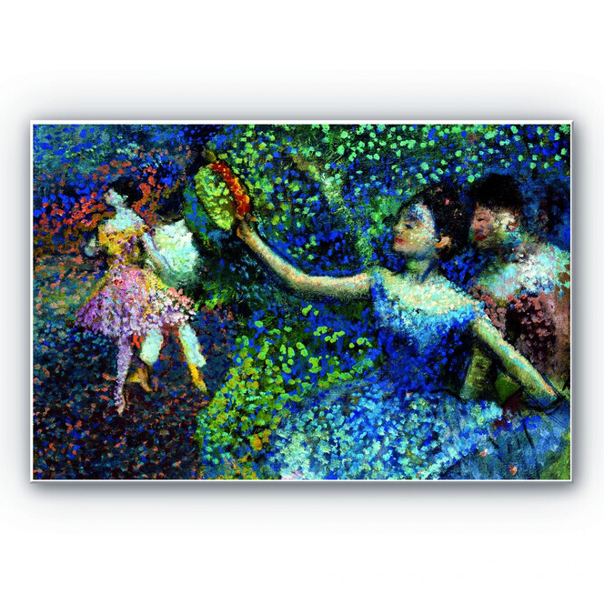 Wandbild Degas - Tänzerin mit Tambourin