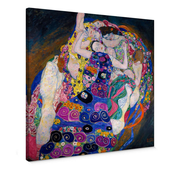 Leinwandbild Klimt - Die Jungfrau