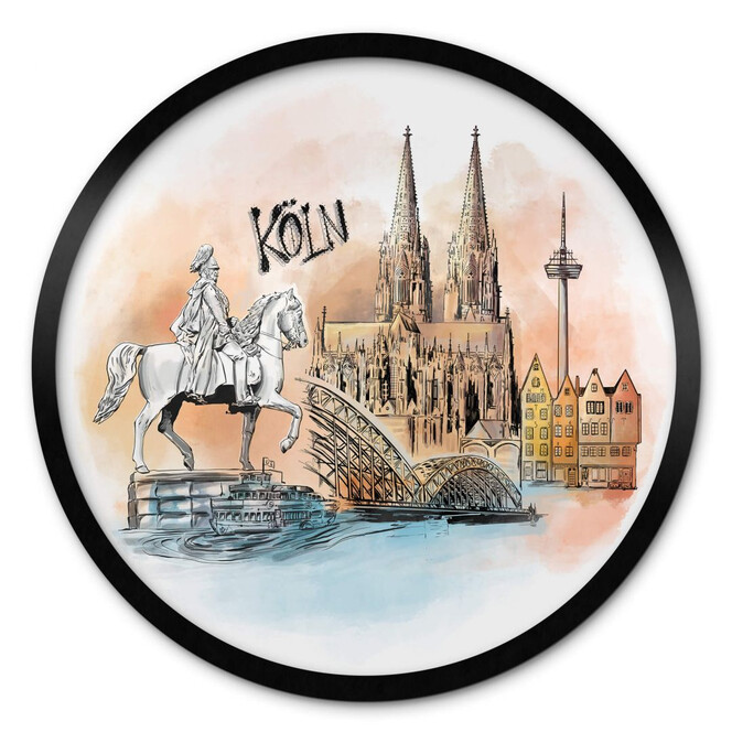 Poster Love your City - Köln