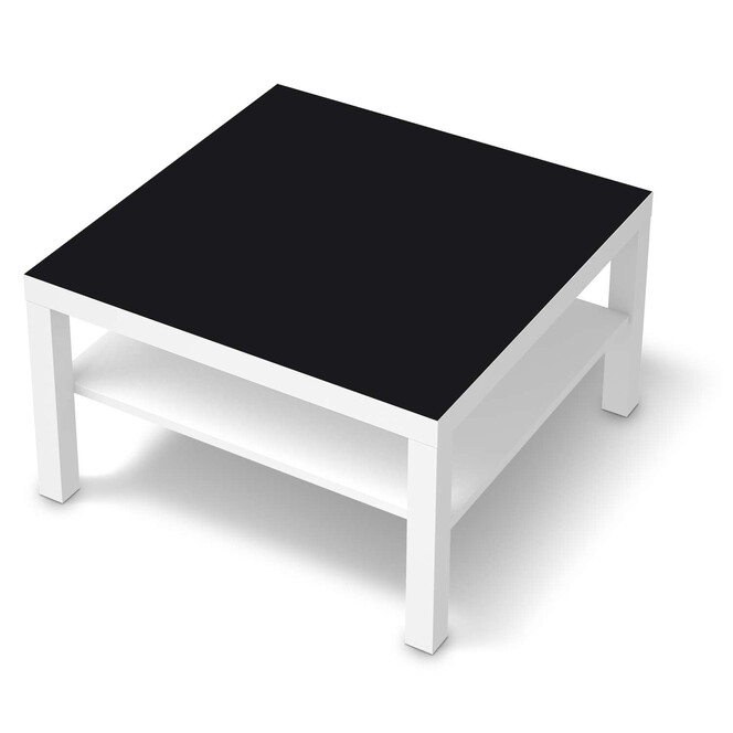 Möbelfolie IKEA Lack Tisch 78x78cm - Schwarz- Bild 1