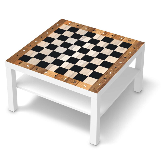 Möbelfolie IKEA Lack Tisch 78x78cm - Spieltisch Schach- Bild 1