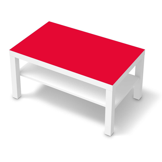 Möbelfolie IKEA Lack Tisch 90x55cm - Rot Light- Bild 1