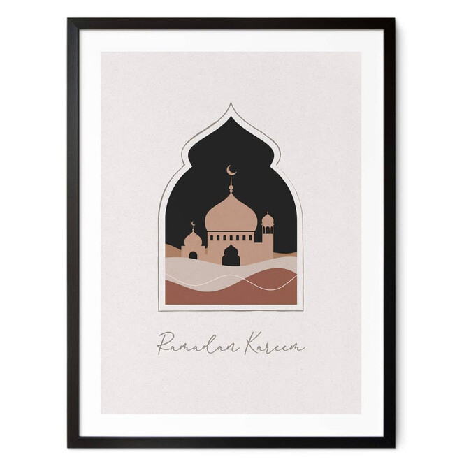 Poster Ramadan Kareem Moschee