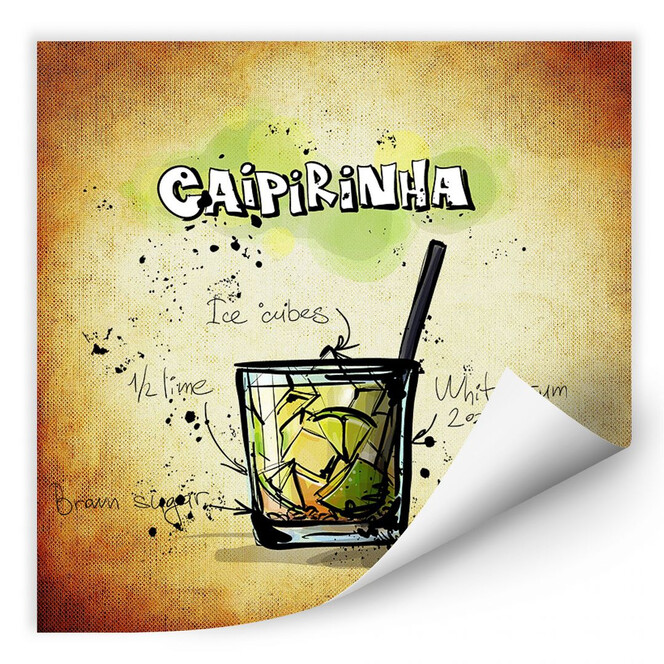 Wallprint Caipirinha - Rezept